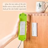 DALAETUS 28pc White Self Adhesive Power Strip Holder Cable Clips No Drill view 4