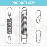 Morzejar Hanging Chair Spring Suspension Kit 304 Stainless Steel 150 kg view 2