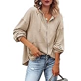 Zatanaroni Womens Zip Up Hoodies Loose fit Sweatshirt Casual Long Sleeve Shirts for Women Pullover Tops With Pocket