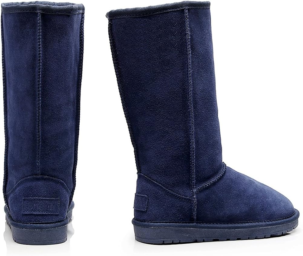 Shenn Womens Comfort Punk High Suede 