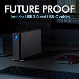 LaCie d2 Professional 18TB USB C Desktop External Hard Drive Rescue Data view 5