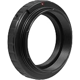 Tydeux T-Ring for Canon EOS, Telescope Photo Adapter for Astrophotography | Manual Focusing, Metal Camera Adapter Telescope Accessories, Compatible with Canon-EF Mount SLR/DSLR Cameras, Metal Materials