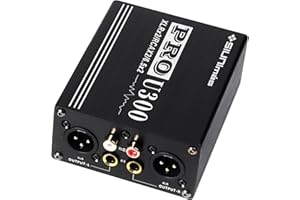 SIUNIMAS Pro U300 3Pin XLR/RCA/TS/TRS Ground Loop Noise Isolator Box Multi-Purpose Hum Eliminator for Home and Office Theater Audio Playing System (Pro GLI-U300-XLR/RCA/TS/TRS)