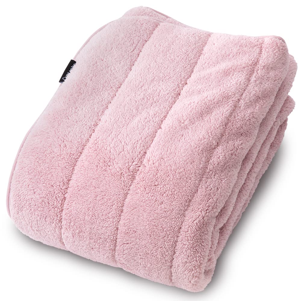 アイリスプラザ(IRIS PLAZA) マイクロミンクファー 敷きパッド シングル もこもこ ふわふわな肌触り エアコン対策 秋冬 ベッドパッド 四隅ゴムバンド 洗える 静電気防止 100×205cm 無地 ライトピンク商品画像