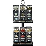 Watkins Countertop Two Tier Rotating Spice Rack, Includes 16 Organic Spices (16608)