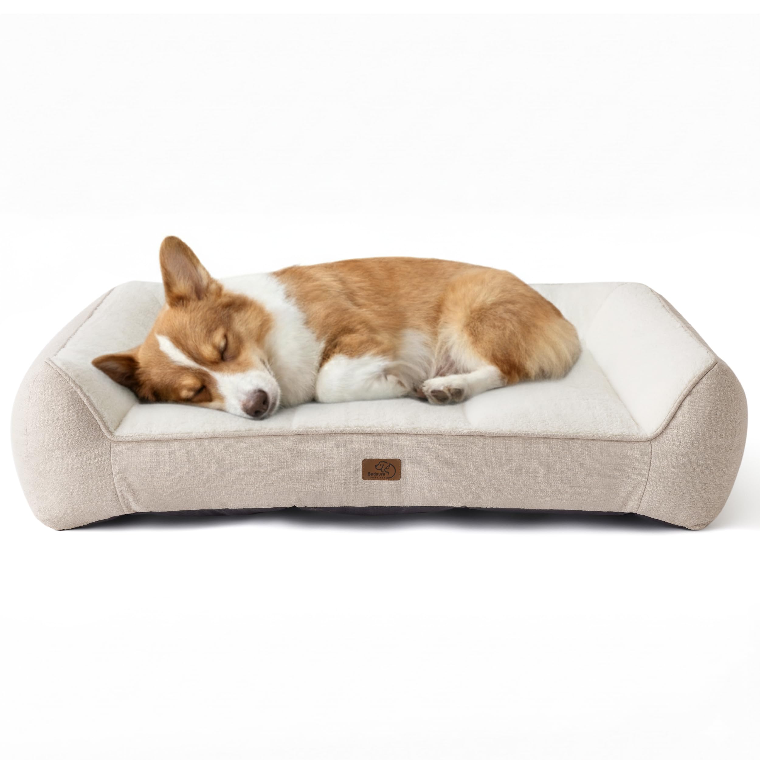Photo 1 of ****SIMILAR***

Bedsure Orthopedic Dog Bed Medium Size Dog - Extra Thick Supportive Medium Dogs Beds with Waterproof Washable Cover, Comfort Pet Bed Sofa with Soft Plush Sherpa and Nonskid Bottom, Beige, 35"