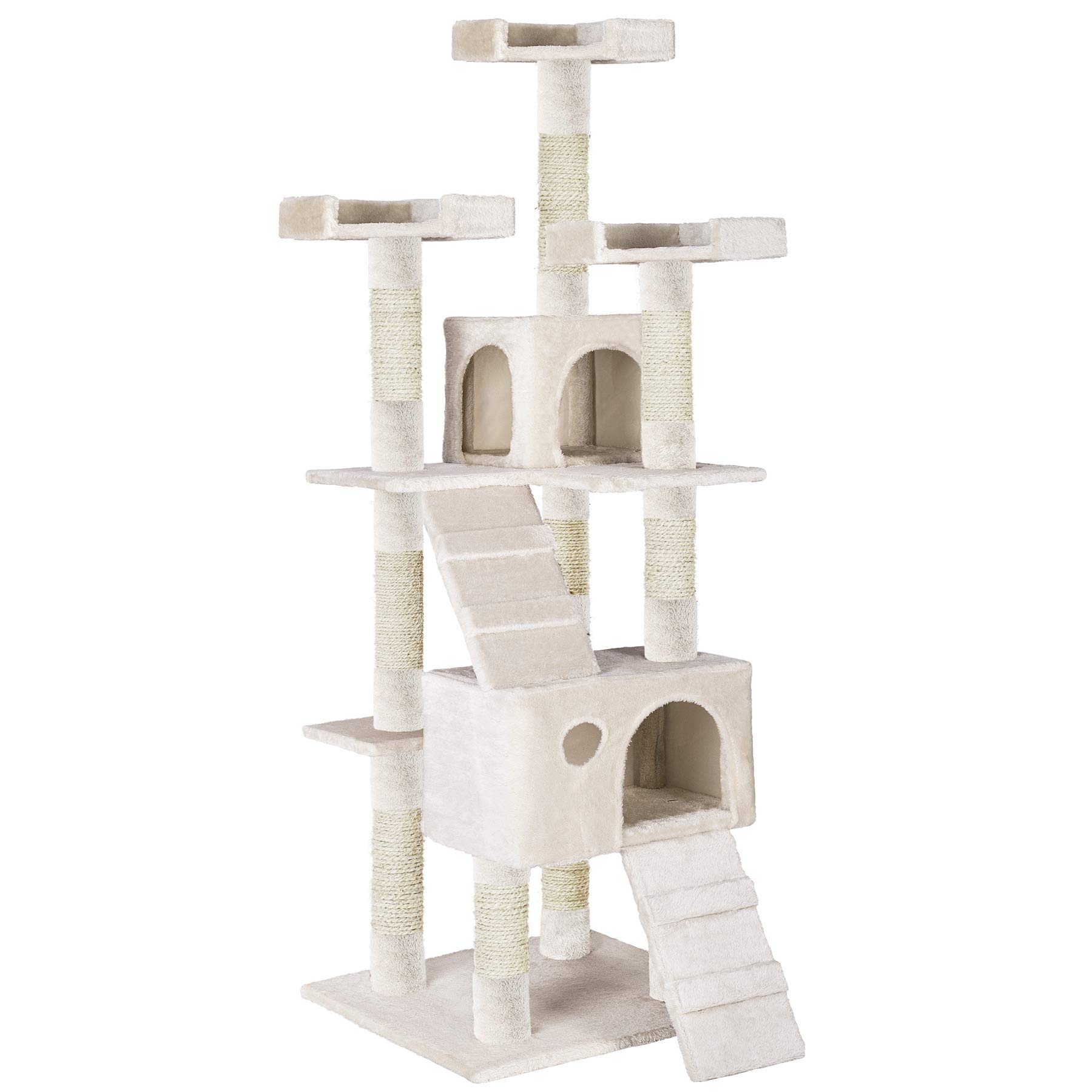cat tree with large platforms