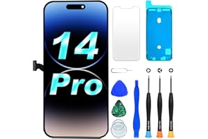 DIGI4U LCD for iPhone 14 Pro Screen Replacement, 6.1''[3D Touch][Small Notch] Screen for iPhone 14 Pro Display Digitizer Assembly, with Repair Tools for iPhone 14 Pro LCD