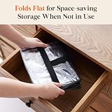 Lifewit 4 Pack 60L Clear Plastic Storage Bags with Handles view 7