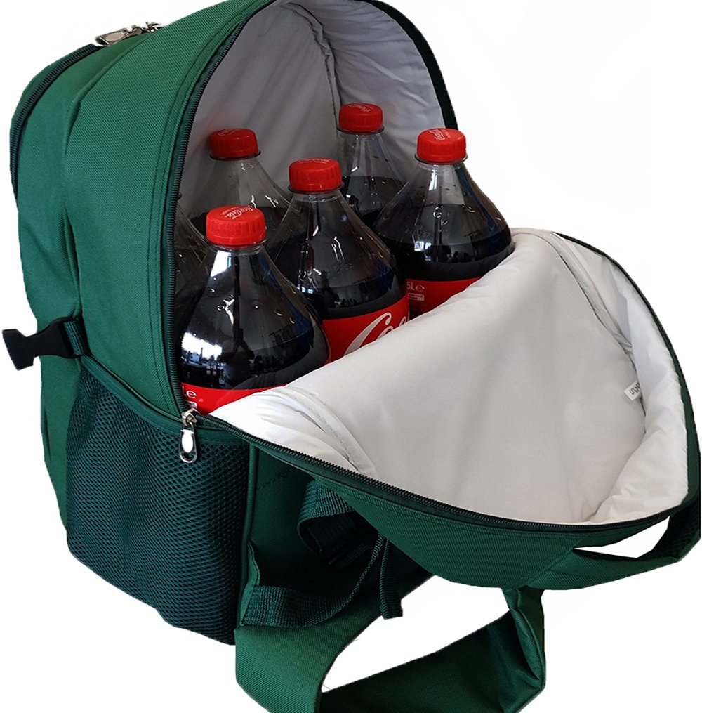 Cool Bag Backpack Cooler in Kensington Green 28 Litres Amazon.co.uk