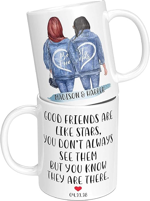 best friend coffee mugs long distance