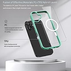 EUMADOVE Classic Hybrid Magnetic iPhone 17 Case