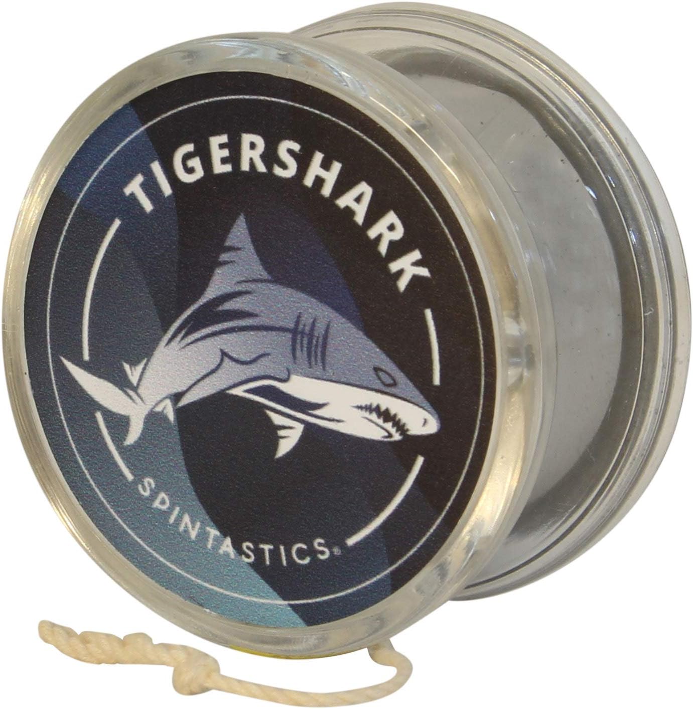 Spintastics Tigershark, Ball-Bearing, Wing Shape, Designed by World Yo-Yo Champion, Clear