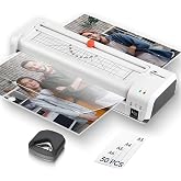Buyounger 13 Inch/A3 Thermal Laminator Machine Set, 11x17 in with 30 Sheets | 1 Min Preheat, 340mm/min Speed, ABS Jam Release, Hot Cold Modes, Included Trimmer &amp; Corner Rounder for School Home Office