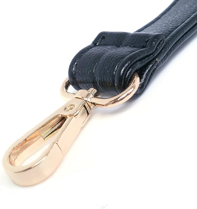 market86 Black 25mm Width Pu Leather Female Messenger Purse Replacement