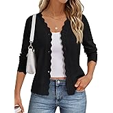 LILLUSORY Womens Cardigan Sweaters Long Sleeve Casual Lightweight Button Down V-Neck Fall Clothes 2026