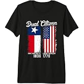 True Texan Dual Citizen Love Texas And America Premium Tri-blend T-Shirt