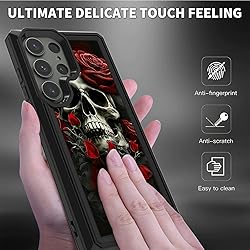BPQOJB for Samsung Galaxy S24 Ultra Case with Red