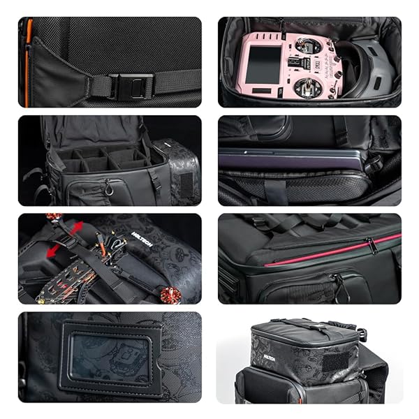 HGLRC FPV DRONE BACKPACK CASE SHOULDER BAG FOR FPV RACING QUADCOPTER DRONE AND PARTS FOR DJI FPV COMBO