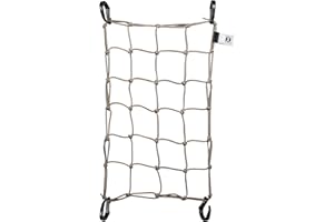 Portland Design Works Cargo Web - Reflective Cargo Netting for Bike Storage, Expandable Bungee Net with Hooks, Bicycle Access