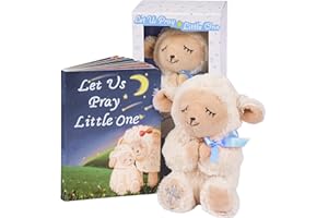 MyMateZoe Baptism Gifts for Boys, Great Christening, Dedication and Baptism Gift Set for Boys and Newborn Baby, Includes 7" P