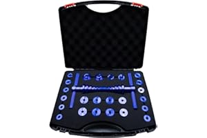 Bike Bearing Press Kit, ROWYOU Bicycle Bearing Press Set Include 35 Bearing Adapters & Bike Headset Press Tool & Carry Case, 