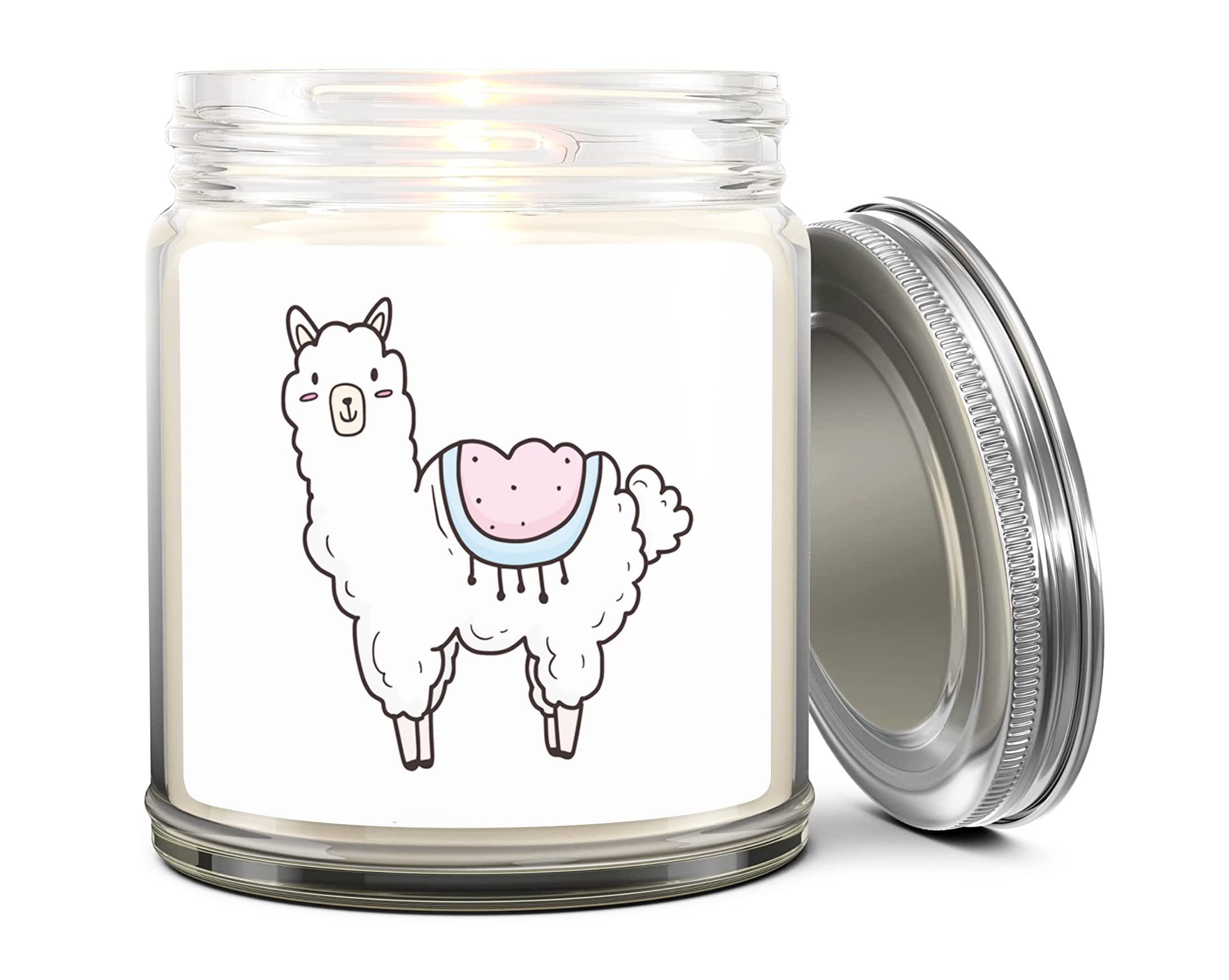 1OAK Lavender Scented Candles - Llama Gifts for Women - Llama Candle - Made in USA