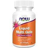 NOW Supplements, Liquid Multi Gels with Lutein and Lycopene, 60 Softgels