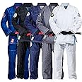 Gold BJJ Aeroweave Jiu Jitsu Gi - Ultra Lightweight BJJ Gi - Preshrunk Brazilian Jiu Jitsu Uniform for Men