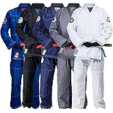 Gold BJJ Aeroweave Jiu Jitsu Gi - Ultra Lightweight BJJ Gi - Preshrunk Brazilian Jiu Jitsu Uniform for Men