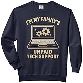 Funny Tech Lover Graphic Tee Computer Geek Nerd Engineer Comfort Colors Adult Sweatshirt