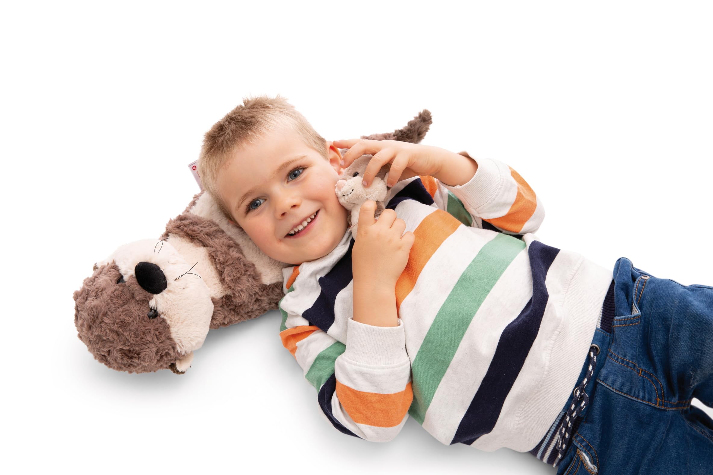 NICI Kuscheltier Otter Oda & Odalina 40 x 20 cm 2-in1 Kissen - 49169 5