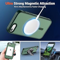 SUPFINE Magnetic for iPhone SE Case 2022 (3rd)/2020