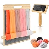Tessco 4 Pcs Wool Blending Board Carding Brush Set