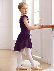 MdnMd Girls Dance Ballet Leotards Dresses for