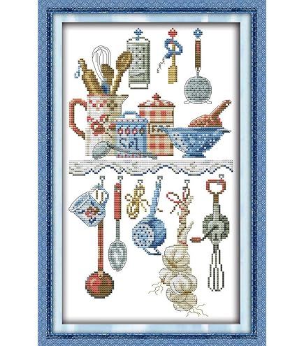 Amazon.com: A Breeze Off The Ocean Counted Cross Stitch Kit
