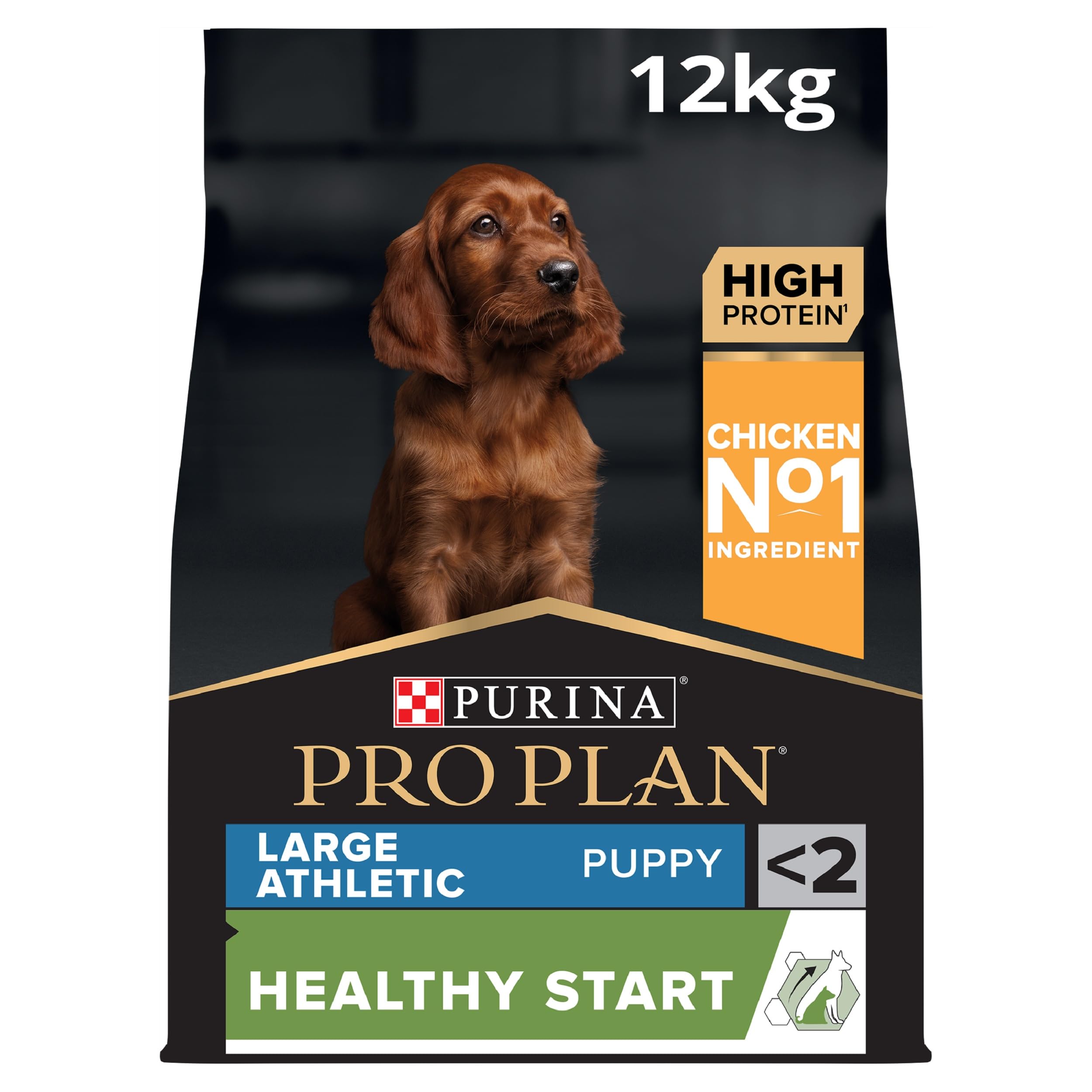 Pro Plan Large Athletic Puppy Healthy Start Chicken Dry Dog Food 12Kg