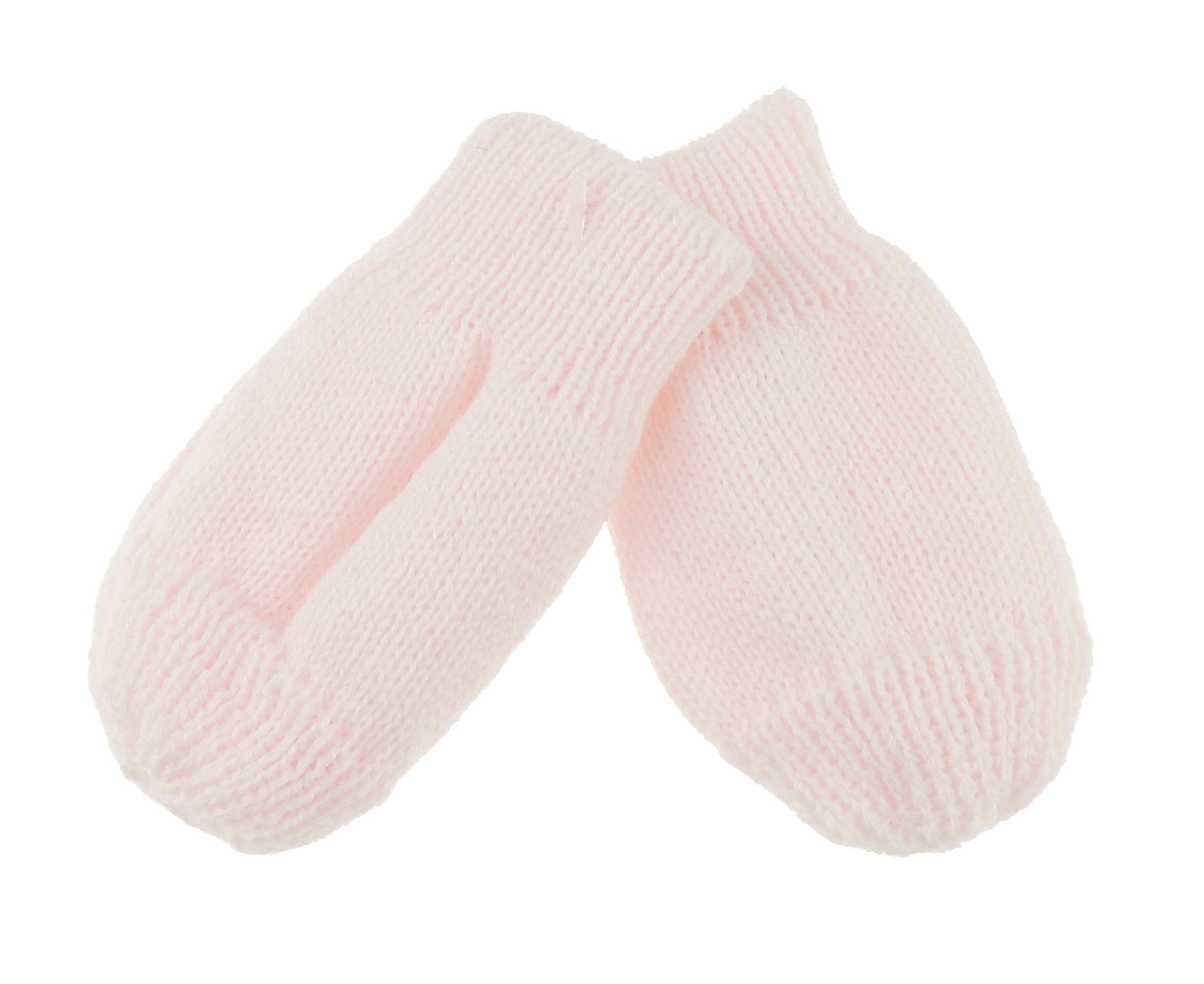 Cute Baby Girls Boys Unisex Toddler Babies Kids Accessories Essentials School Warm Winter Knit Knitted Magic Stay On Mitts Outdoor Shower Christmas Gift Fluffy Mittens Gloves 0 3 6 Months (Pink)