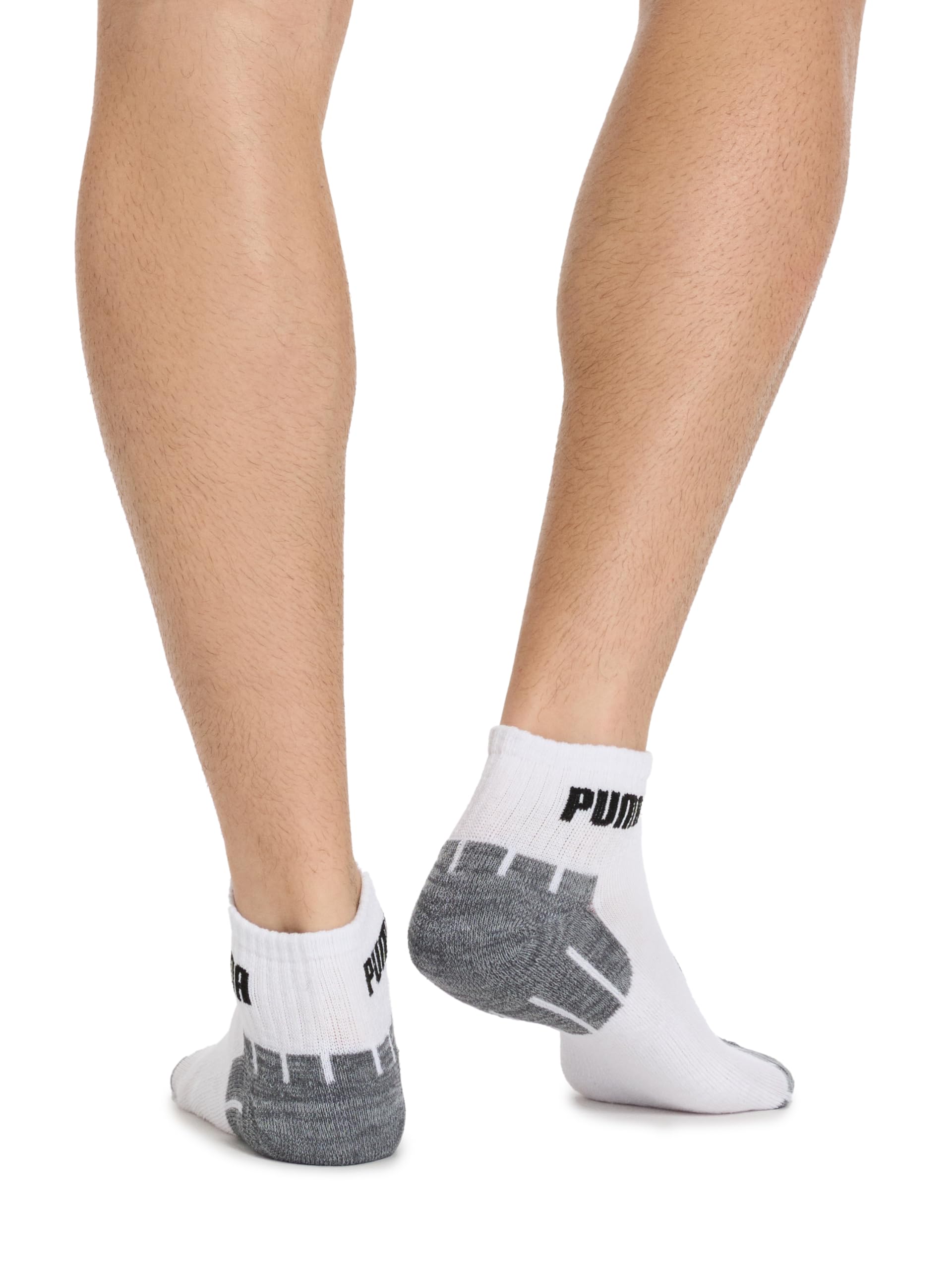 PUMA mens Quarter Crew Socks (8-Pack)