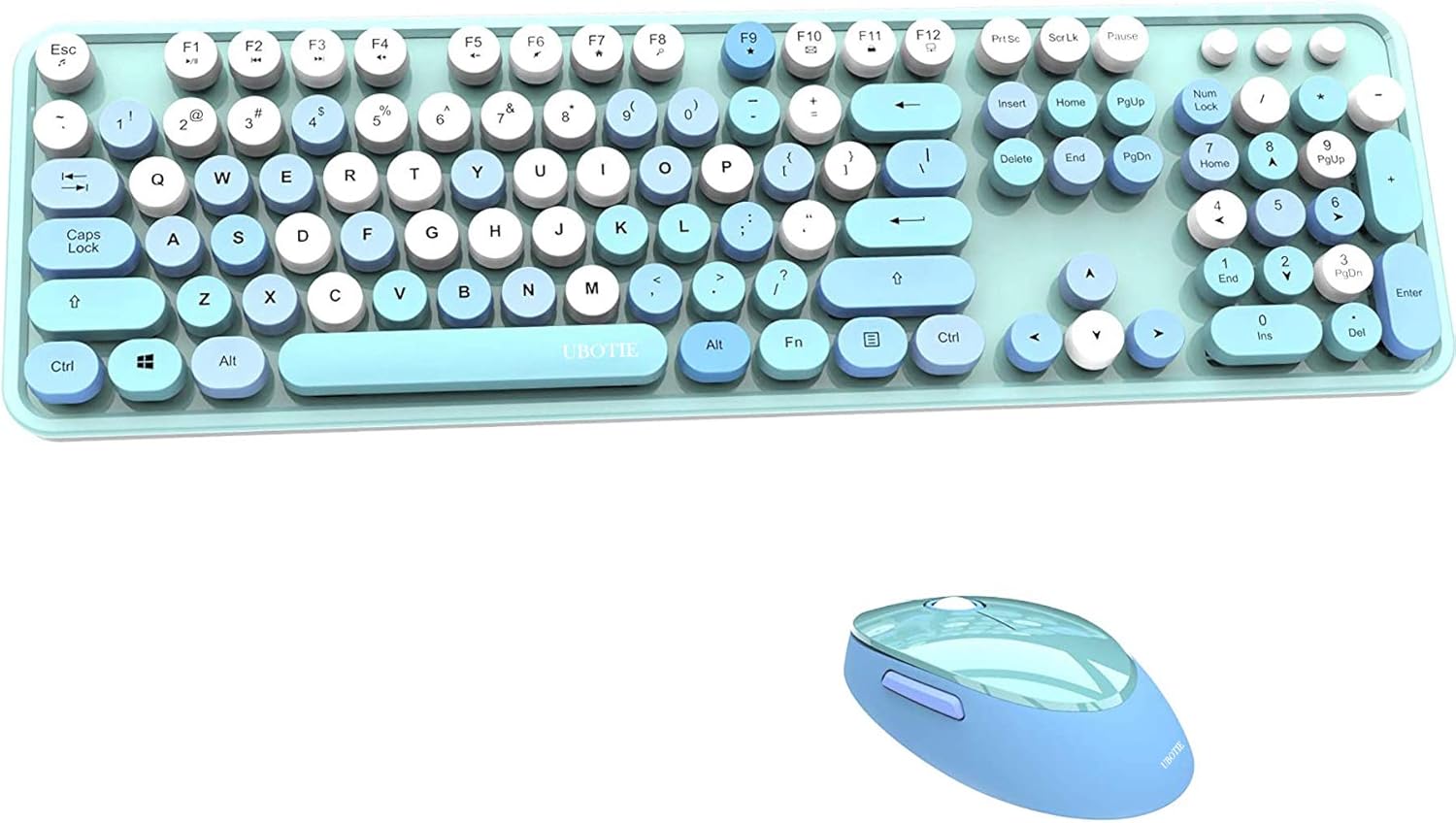 Colorful Computer Wireless Keyboard Mouse Combos Amazon.co.uk Electronics