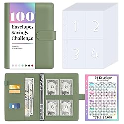 Sooez 100 Envelopes Money Saving Challenge, Savings