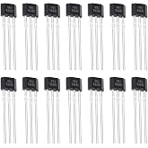 ALLECIN 20Pcs 49E OH49E SS49E S49E TO-92S Hall Effect Sensor 3Pins Magnetic Detector