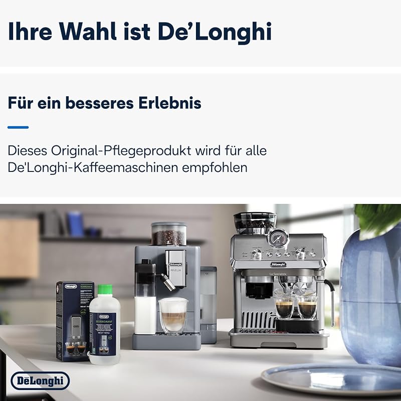 EcoDecalk SER3018 Entkalker | Universal Kalklöser für 5 Entkalkungsvorgänge | Für Kaffeemaschinen & Kaffeevollautomaten | Enthält nur natürliche Rohstoffe pflanzlichen Ursprungs | 500 ml