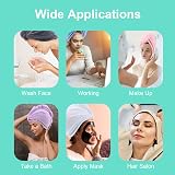 ROSSHINE Microfiber Hair Towel Wrap 3 Pack 65x25 cm Turban Quick Dry view 3