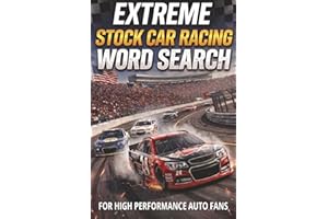 Extreme Stock Car Racing Word Search: Fast Car Puzzles, High Performance Auto Fans, Speed Car Freaks, Motor Racing Fan Gift