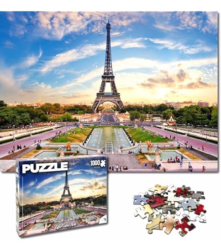 Trefl 1000 Piece Jigsaw Puzzle 'Parisian Morning' - 68x48 Cm Adult & Family Puzzle, Fun DIY Activity