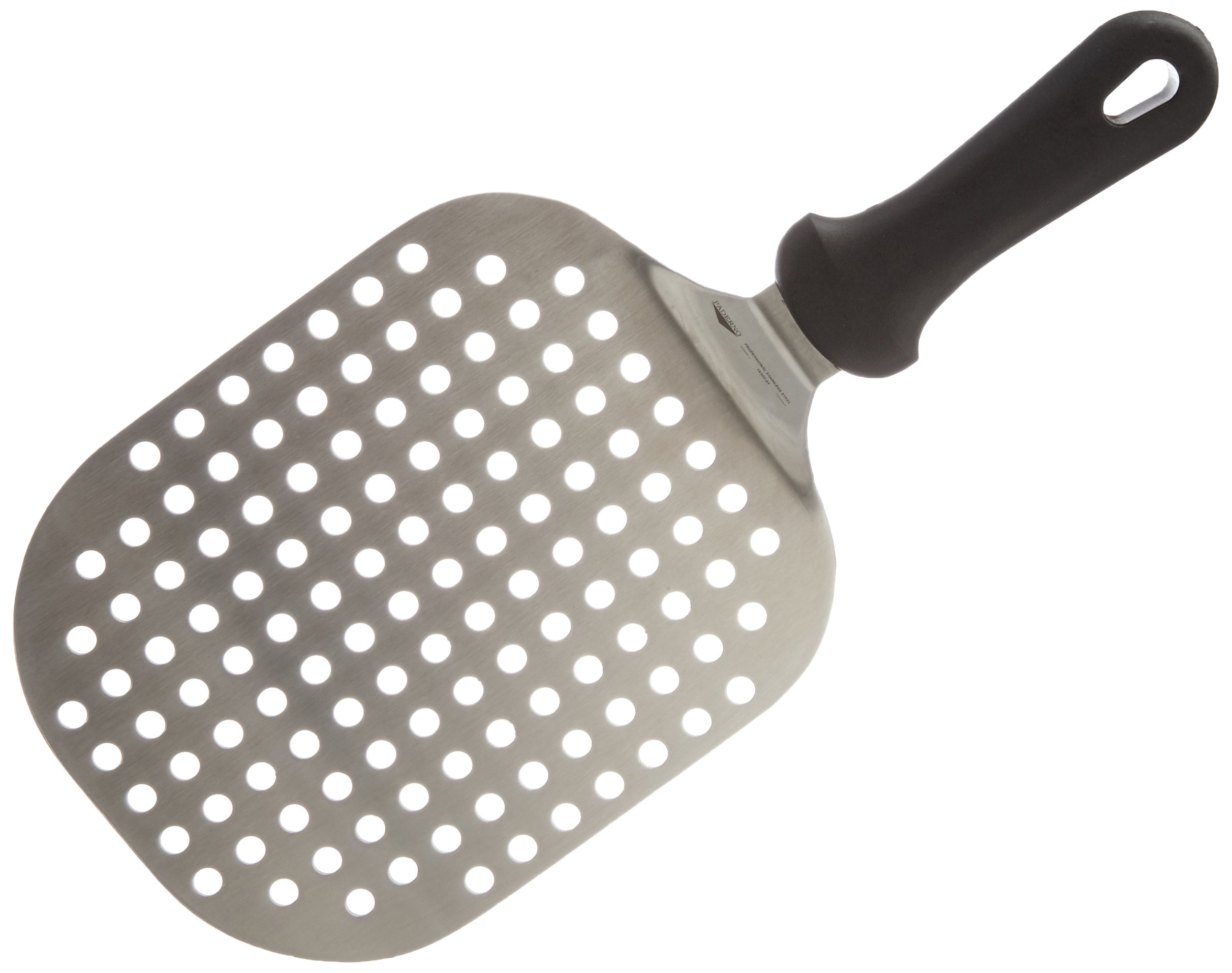 Paderno Perforated Peel with Handle, Stainless Steel