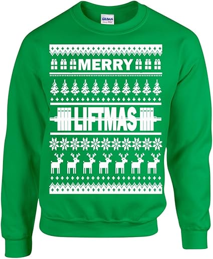 merry liftmas sweater