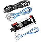Reyann Zero Delay Arcade USB Encoder Pc to Joystick for Mame Jamma & Other Pc Fighting Games for American Style Arcade Joysti
