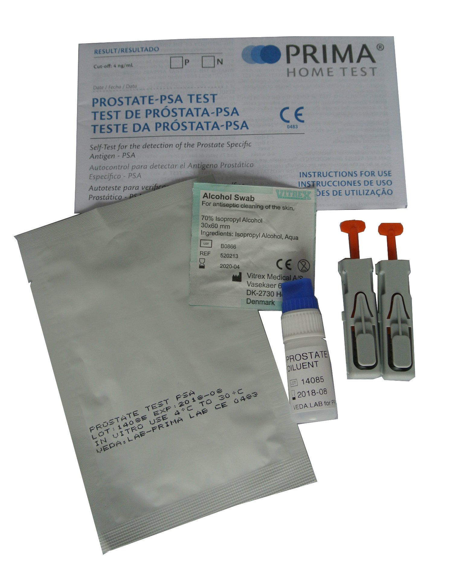 2 x Prima Home Prostate Test Kit